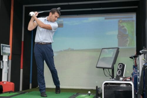 how to build a golf simulator at home