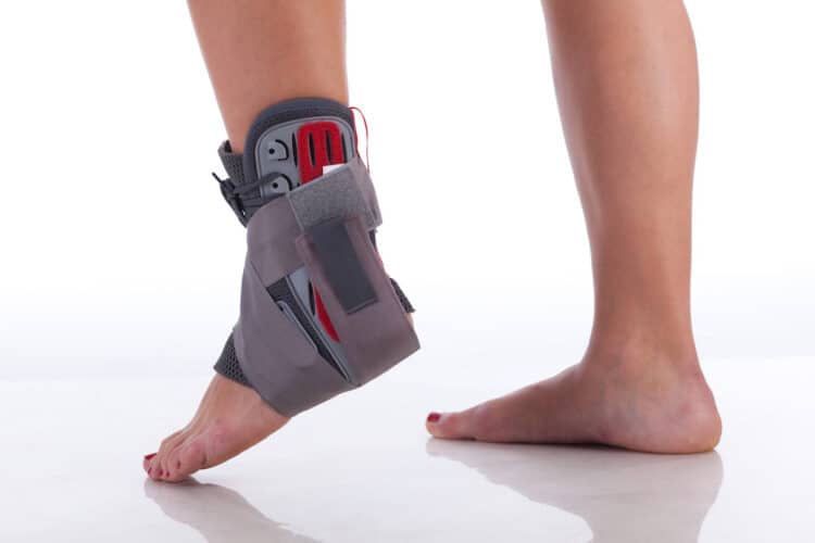 Wearing Ankle Brace After Walking Boot