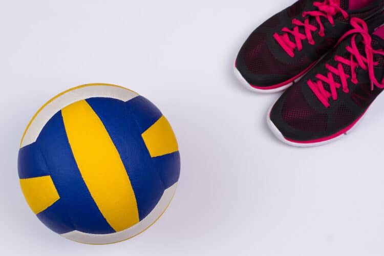 are running shoes good for volleyball