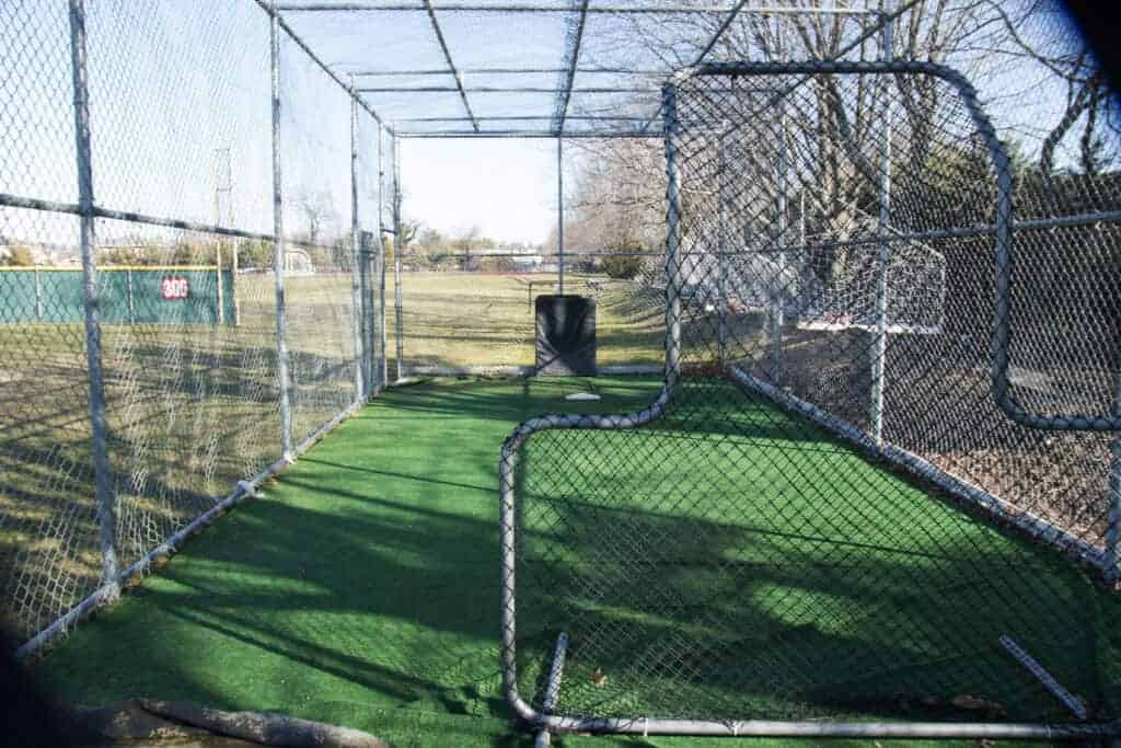 Can I use a baseball hitting net indoors?