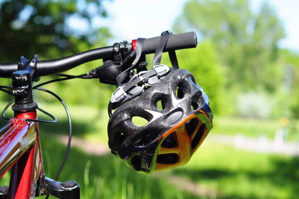 What are the signs that my mountain bike helmet needs to be replaced